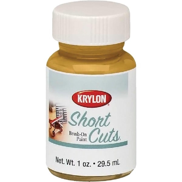 Krylon Short Cuts Gold High Gloss Mettalic 1 Fl. Oz. Hobby Paint SCB-001 - main